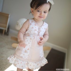 Laura Ashley | Floral Polka Dot Dress